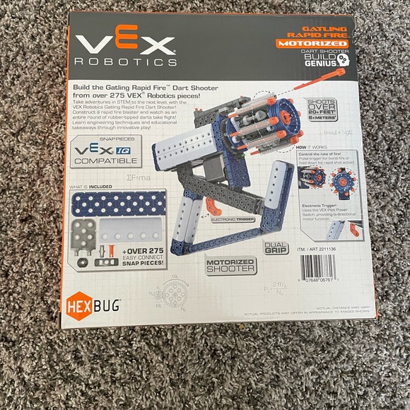 NWT HEXBUG VEX Robotics Gatling Rapid Fire Motorized - Picture 5 of 5